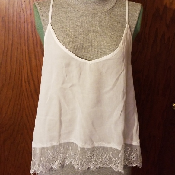 Free People Tops - Free People Lace Trim Camisole